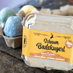 Oster Badekugerl im Eierkarton