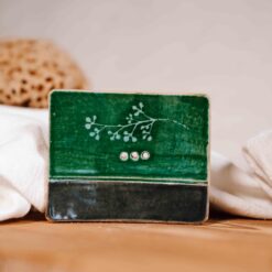 Seifenschale "da Schosi" schwarz